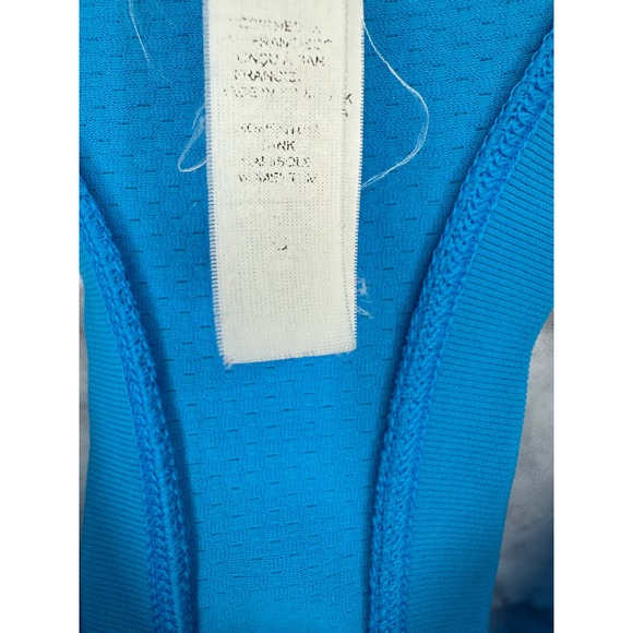 Athleta Momentum Tank Blue Racerback Tank Top Women's Workout Athletic Fitness L - Picture 3 of 6